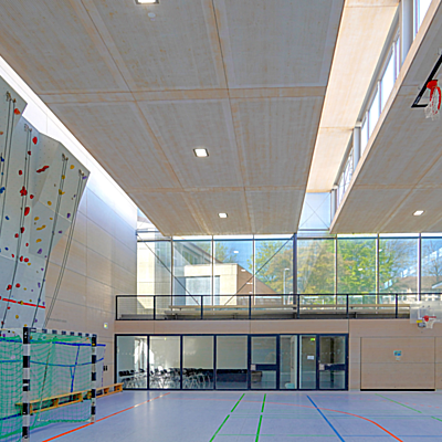 Aurain Sporthalle Bietigheim - Sanierung der Beleuchtung in der Aurain Sporthalle in Bietigheim
